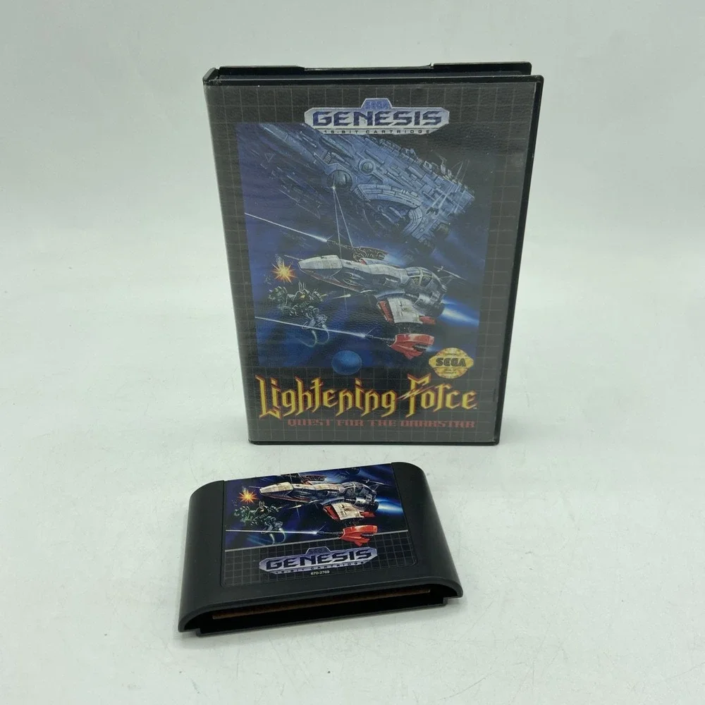 Lightening Force: Quest for the Darkstar (Sega Genesis, 1992) No Manual